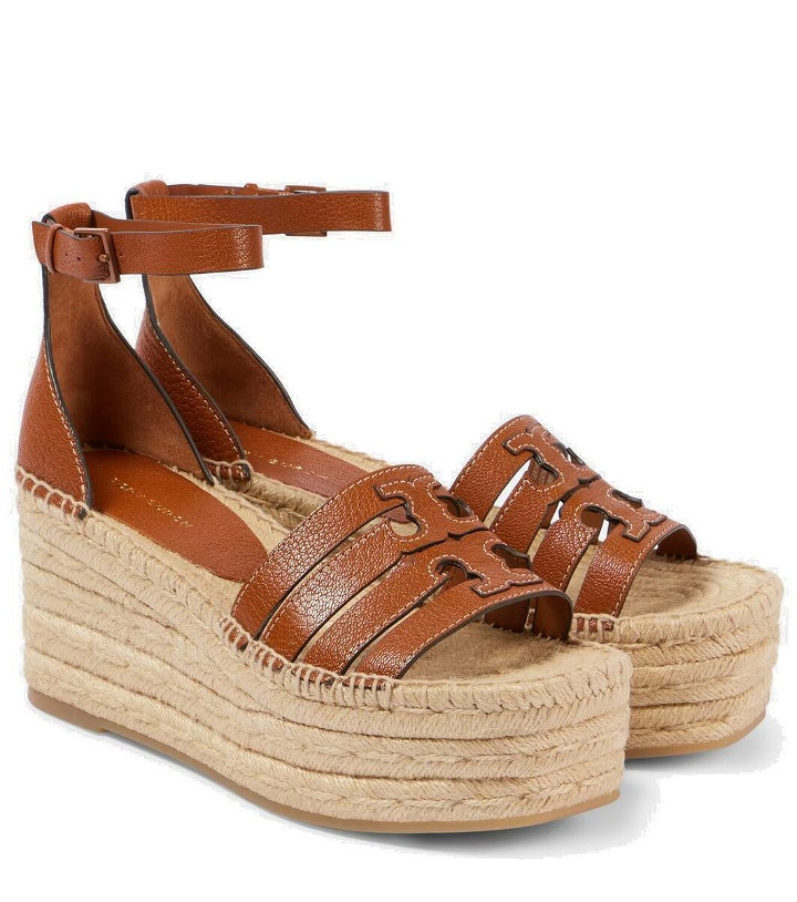 Photo: Tory Burch Ines leather espadrille wedges
