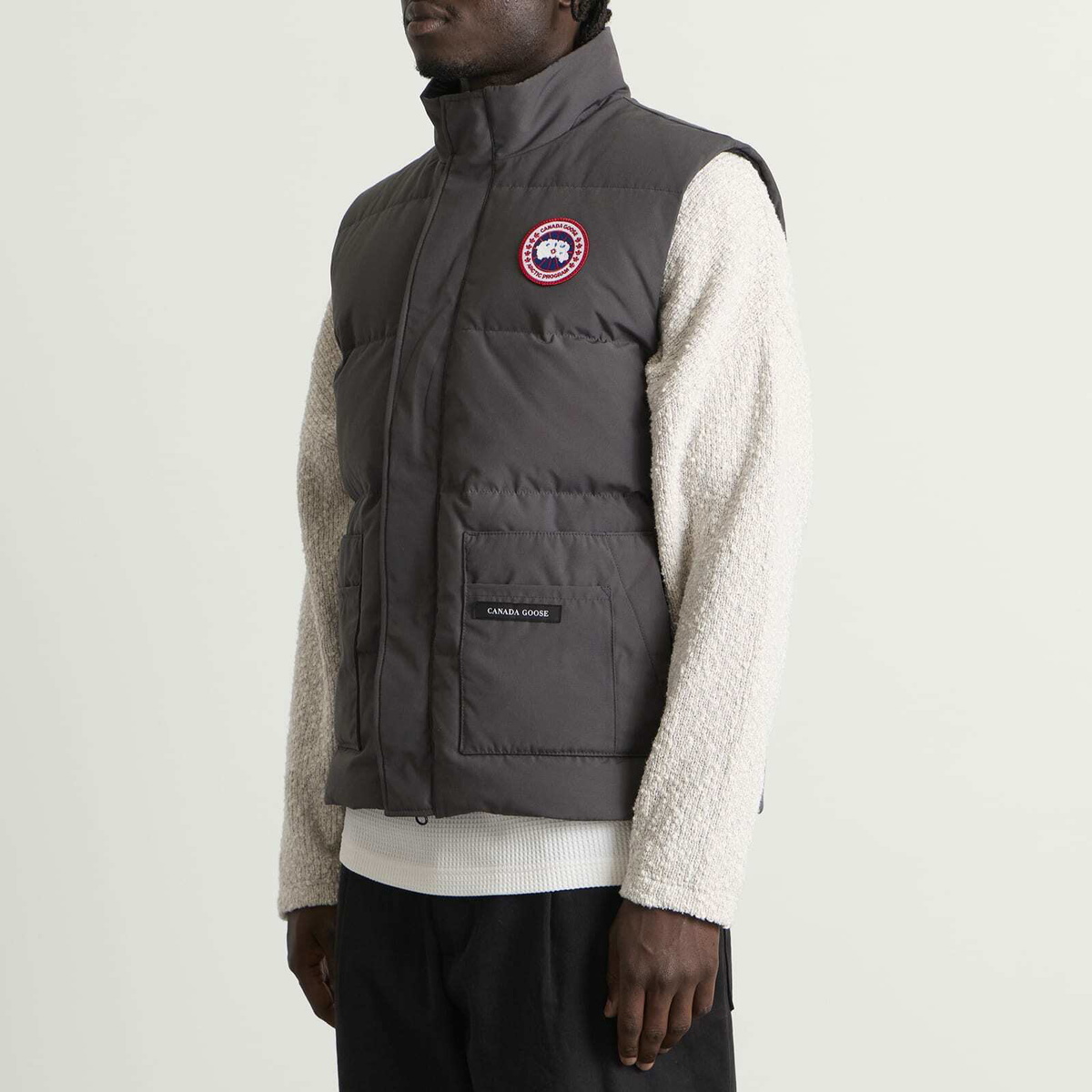 Canada Goose Men's Legacy Freestyle Vest in Anchor Grey