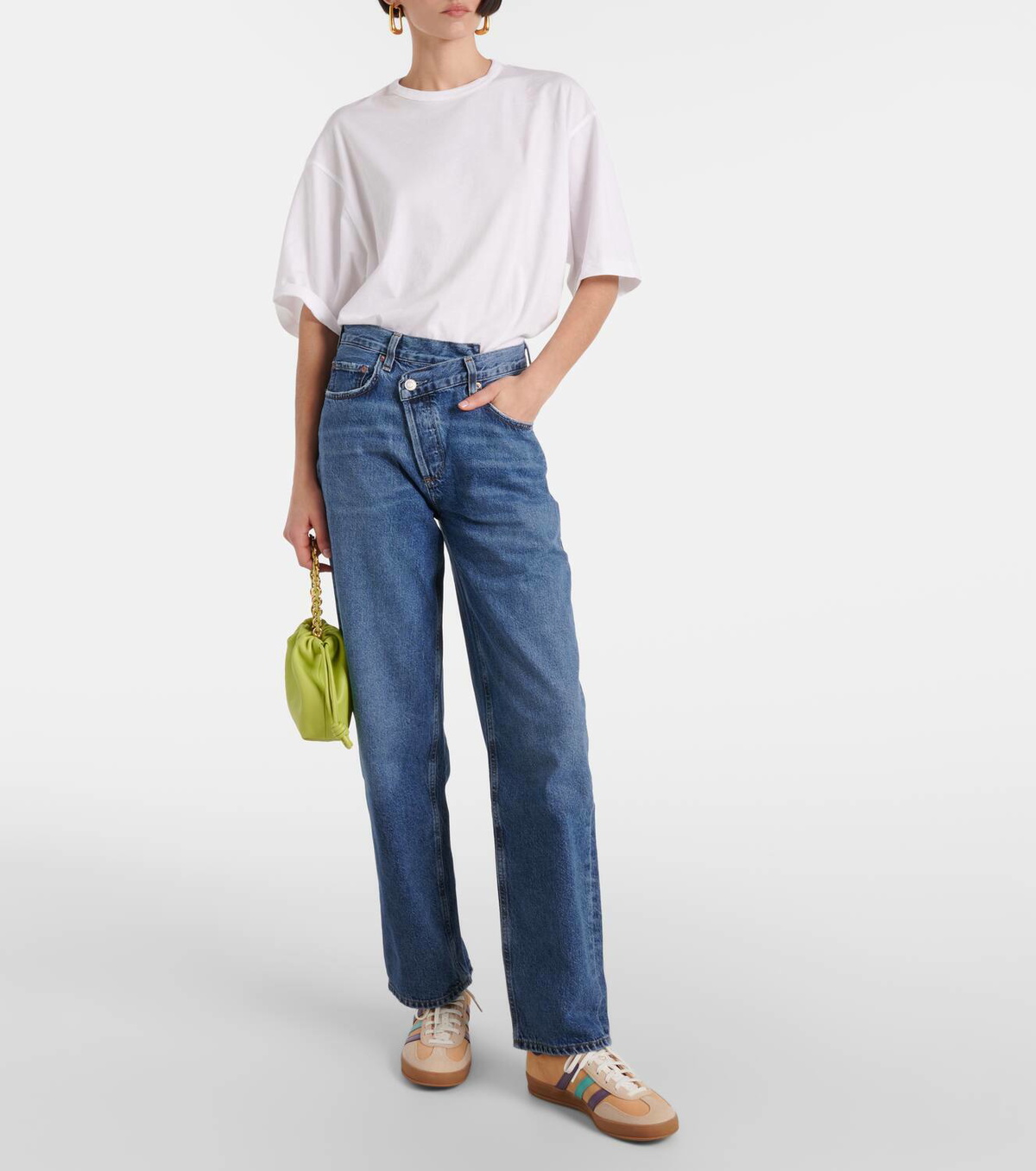 Agolde Criss Cross wide-leg jeans AGOLDE Agolde Criss Cross wide-leg jeans AGOLDE