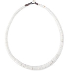 Peyote Bird - Shell Necklace - White