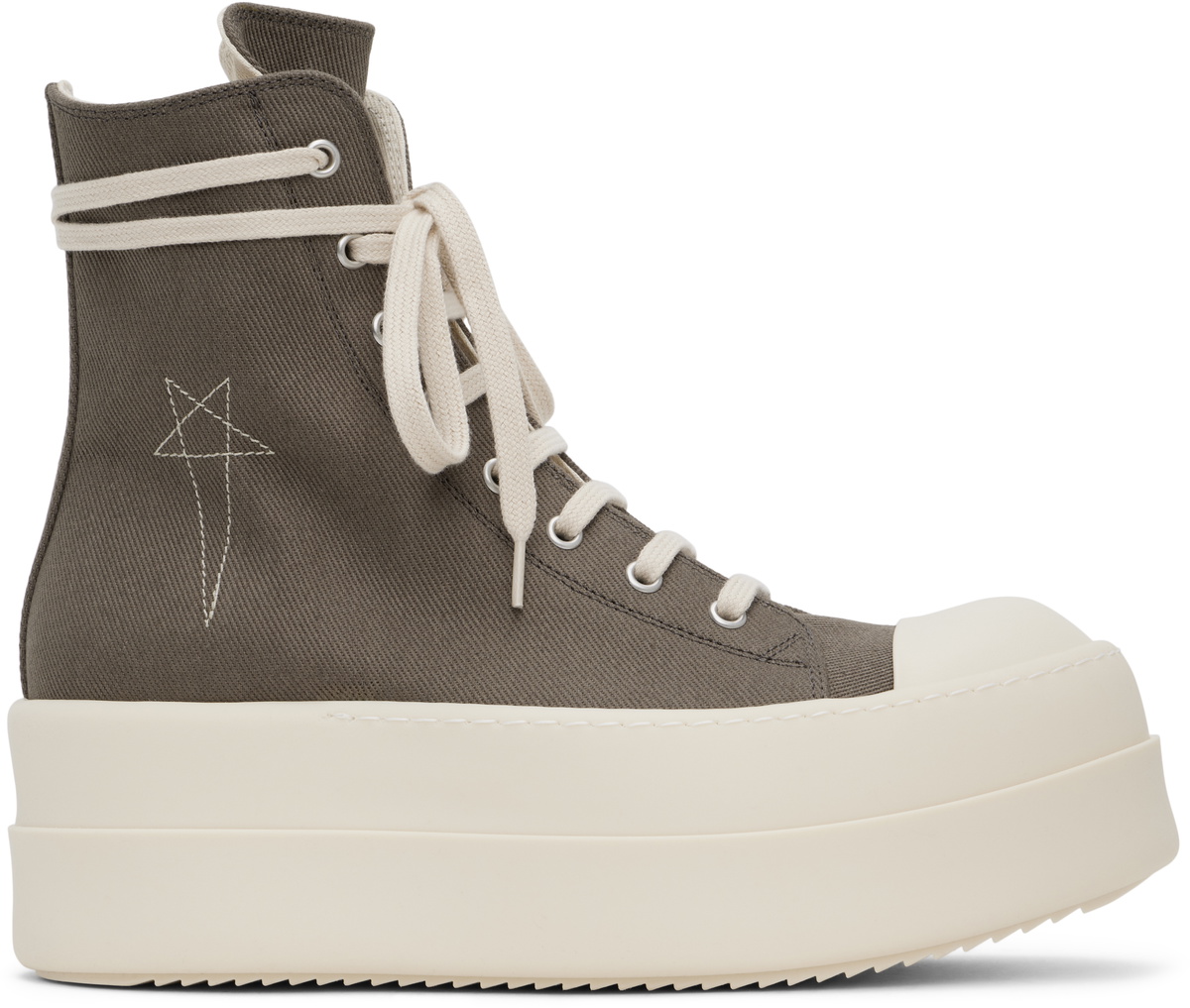 【RICK OWENS】DRKSHDW Porterville High Vintage スニーカー Rick Owens DRKSHDW Porterville Vintage Dust Milk FW24 Men's
