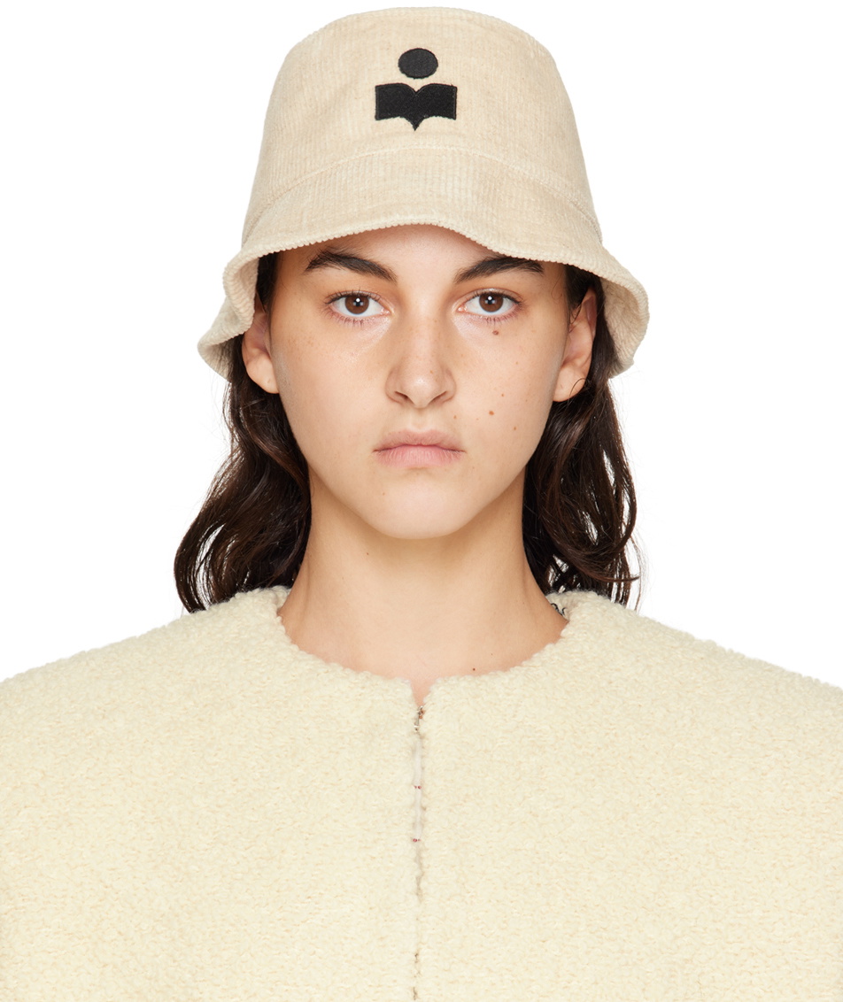 Isabel Marant Beige Haley Bucket Hat Isabel Marant