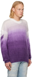 Off-White Purple Arrow Crewneck