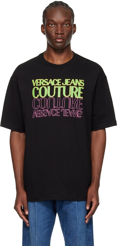 Photo: Versace Jeans Couture Black Upside Down T-Shirt