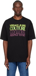 Versace Jeans Couture Black Upside Down T-Shirt