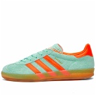 Adidas Gazelle Indoor W Sneakers in Pulse Mint/Orange