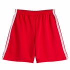 Adidas Men's x Arte 3-Stripe Shorts in Better Scarlet