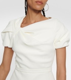 Safiyaa Peplum crêpe top