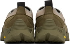 ROA Khaki & Taupe Slip-On Sneakers