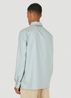 Convertible Collar Shirt in Light Blue