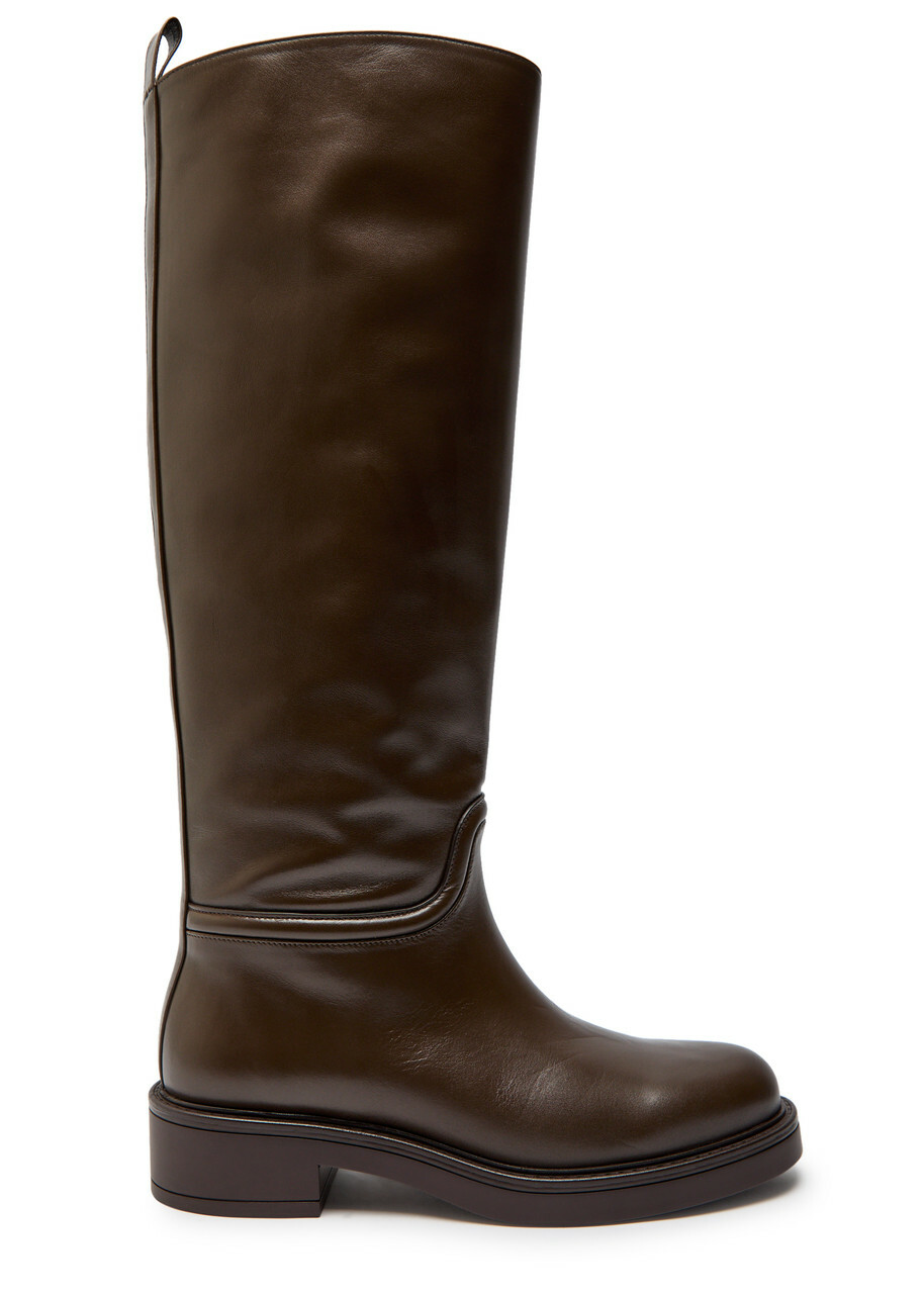 Stuart Weitzman Celia Leather Knee-high Boots Brown