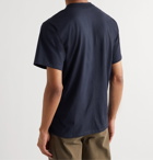Armor Lux - Héritage Logo-Appliquéd Cotton-Jersey T-Shirt - Blue