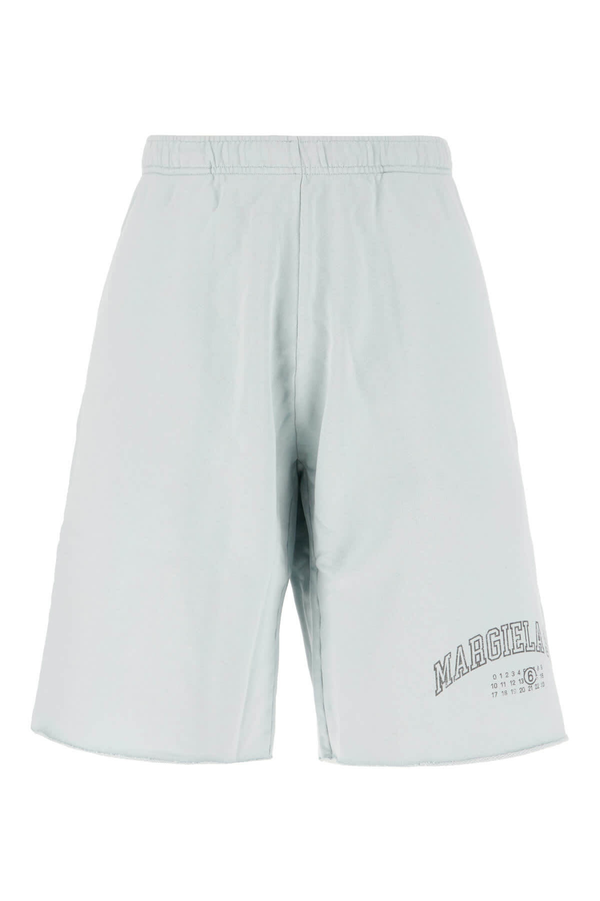 MM6 Maison Margiela Pastel Light Blue Cotton Bermuda Shorts