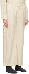 Deiji Studios Beige Check Pyjama Set