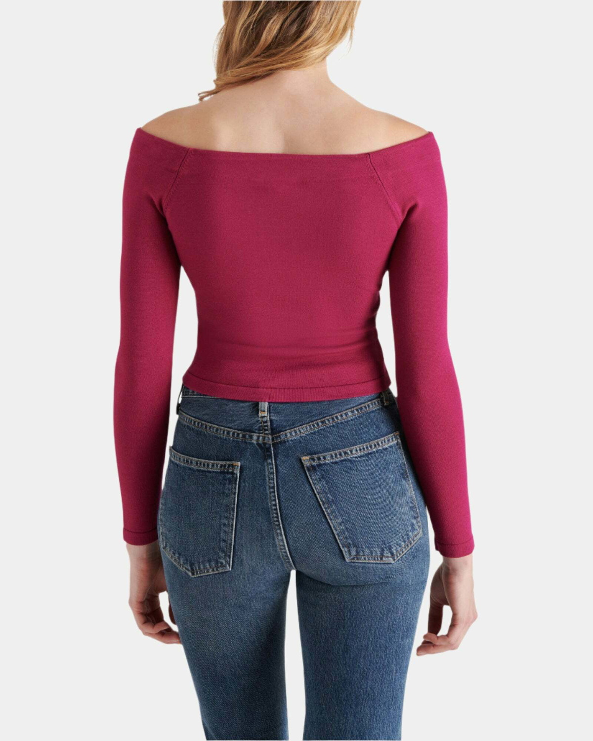 Steve Madden Ressi Sweater in Raspberry