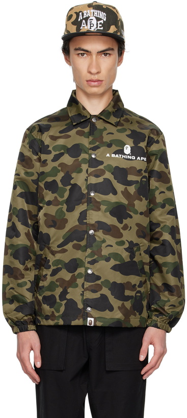 Photo: BAPE Green Coach Jacket