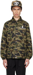 BAPE Green Coach Jacket