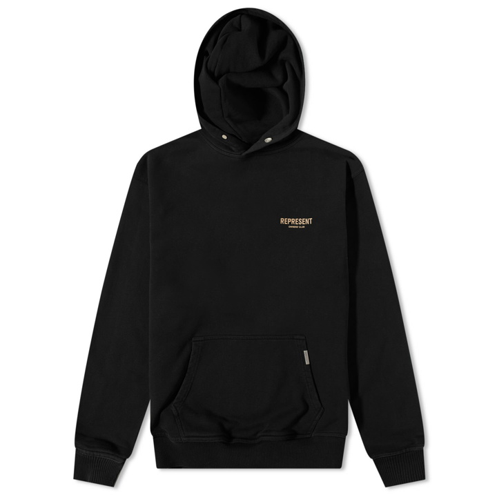 Photo: Represent Owners Club Hoody in Off Black