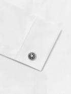 Montblanc - Meisterstück Igloo Silver and Onyx Cufflinks