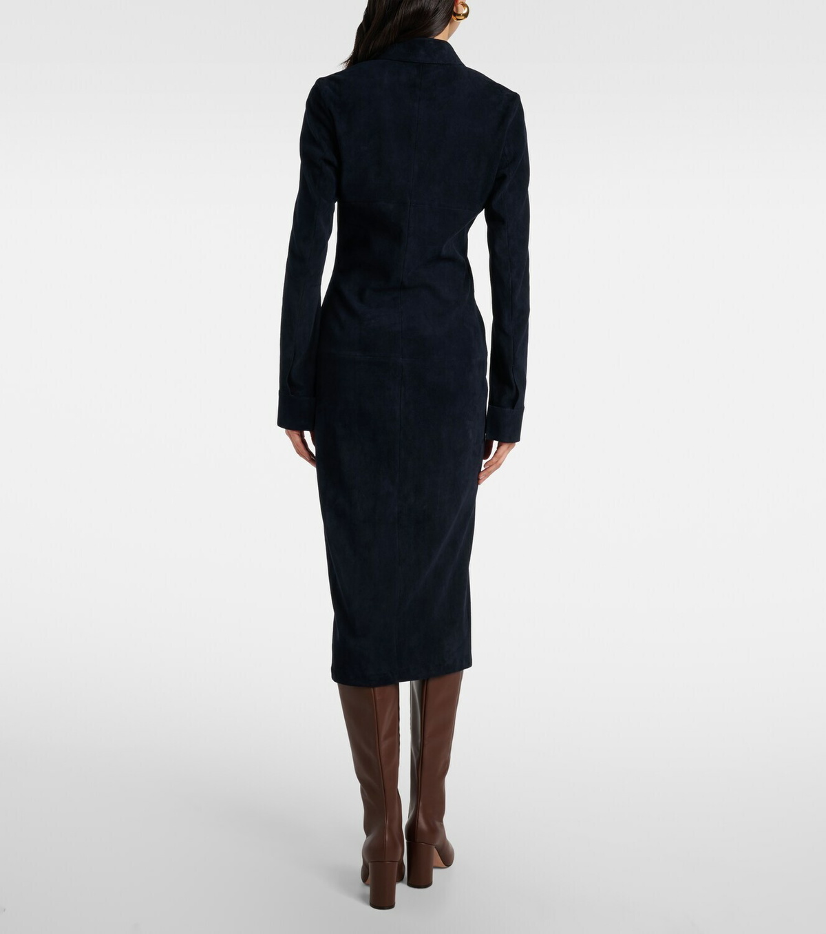 Stouls Becky suede shirtdress