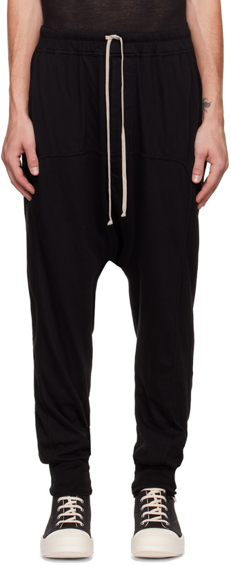 Photo: Rick Owens Drkshdw Black Prisoner Lounge Pants