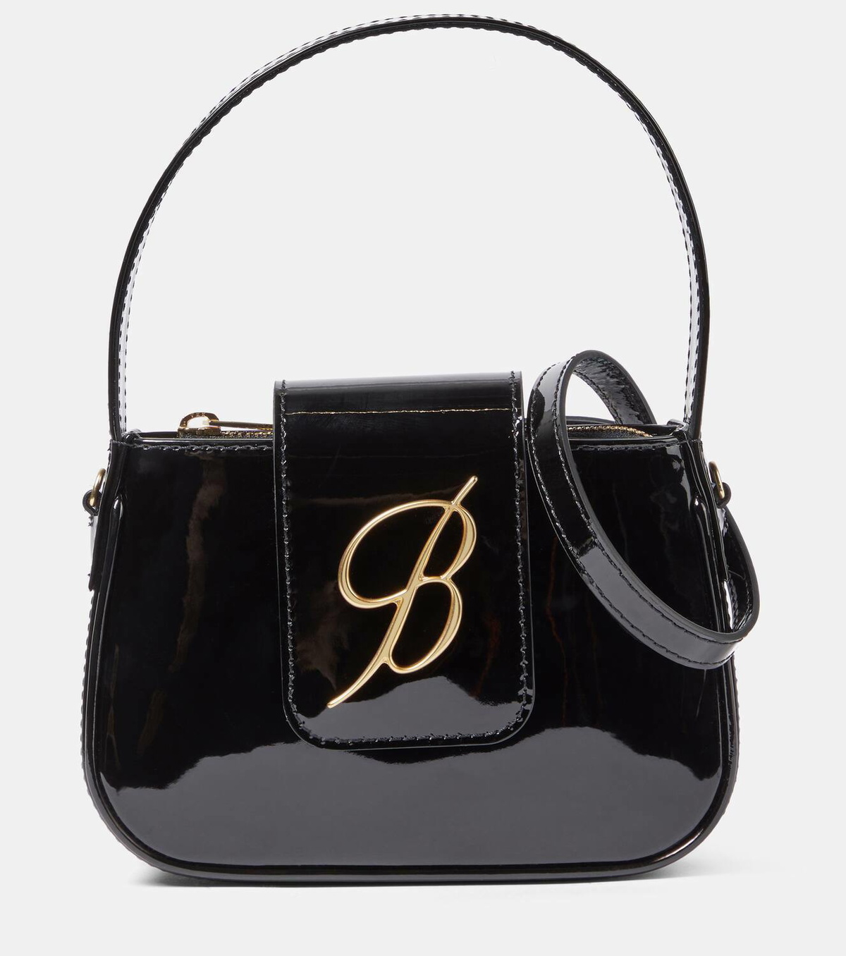 Blumarine Small patent leather shoulder bag