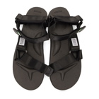 Suicoke Black DEPA-CAB Sandals