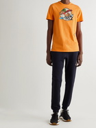 Moncler Genius - 2 Moncler 1952 Garment-Dyed Printed Cotton-Jersey T-Shirt - Orange