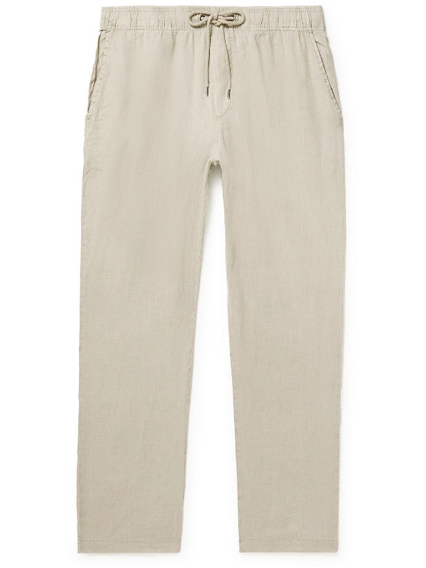 Photo: James Perse - Linen Drawstring Trousers - Gray