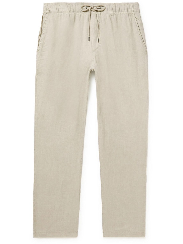 Photo: James Perse - Linen Drawstring Trousers - Gray