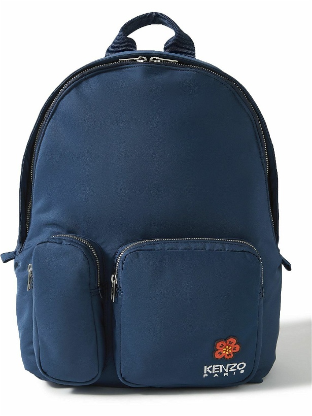 Photo: KENZO - Logo-Embroidered Twill Backpack