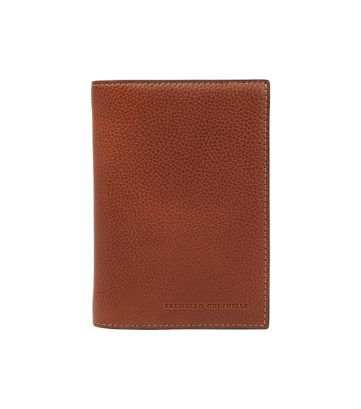 Photo: Brunello Cucinelli - Grained leather wallet