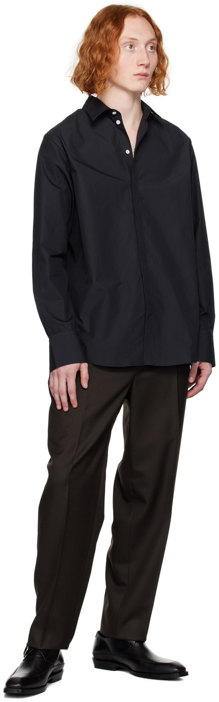 Mark Kenly Domino Tan Studio Black Salomon Shirt
