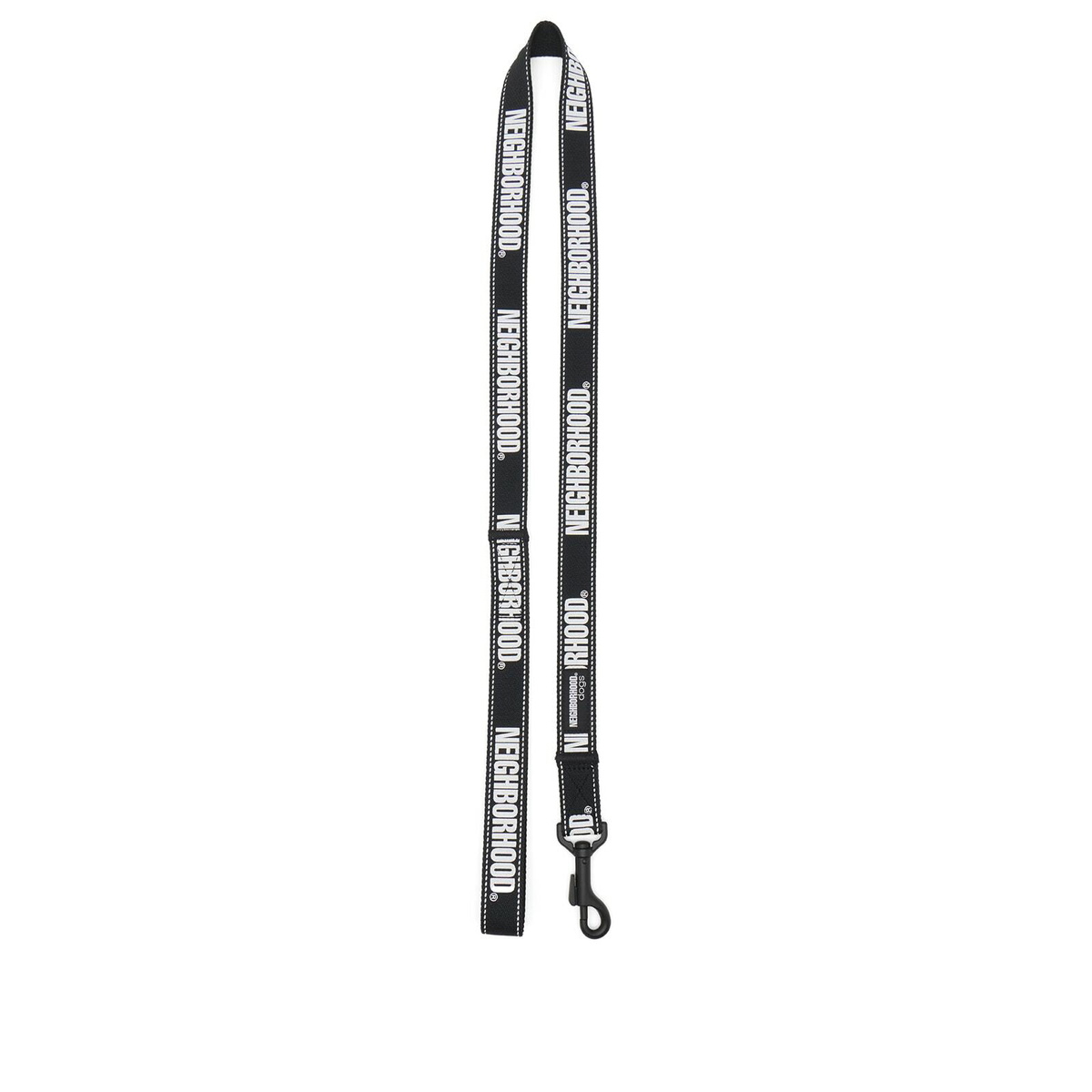 Neighborhood Men's Wide Dog Leash in Black 