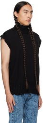 Marni Black Dishevelled Vest