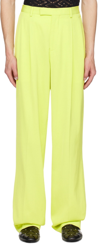 Photo: Versace Green Formal Trousers