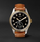 Montblanc - 1858 Automatic 44mm Stainless Steel and Leather Watch - Men - Black