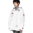 Heron Preston White High Tech Parka