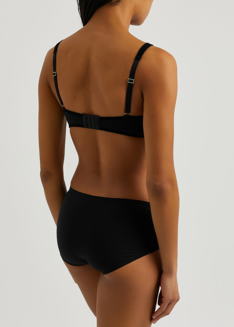Wolford Skin Seamless Stretch-cotton Soft-cup bra Black