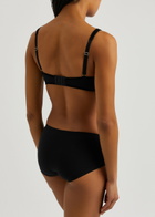 Wolford Skin Seamless Stretch-cotton Soft-cup bra Black