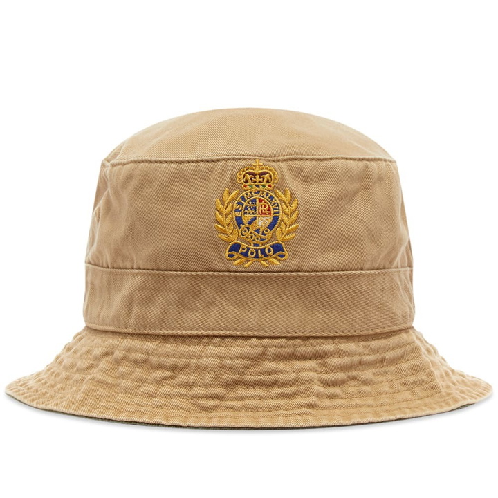 Photo: Polo Ralph Lauren Crest Logo Bucket Hat