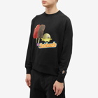 ICECREAM Men's Flying Crew Sweat in Black