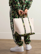 SAINT Mxxxxxx - BAPE® Cotton-Canvas Tote Bag