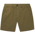 PS by Paul Smith - Slim-Fit Stretch Cotton-Twill Shorts - Men - Green