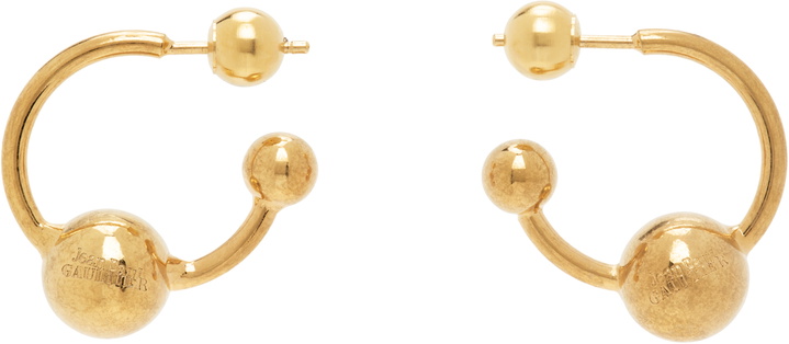 Photo: Jean Paul Gaultier Gold 'The Piercing' Earrings