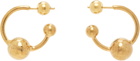 Jean Paul Gaultier Gold 'The Piercing' Earrings