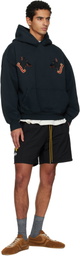 Rhude Black London Hound Hoodie