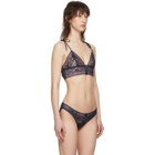 Stella McCartney Navy Ophelia Whistling Bra