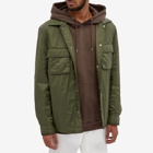 NN07 Men's Columbo Primaloft Shirt Jacket in Dark Army