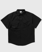 Goldwin 0 S/S Asymmetric Camp Shirt Brown Mens Shortsleefe
